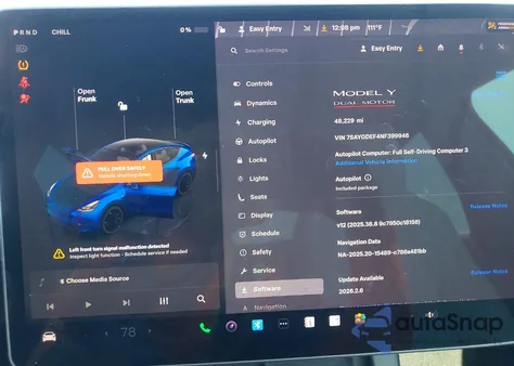 2022 Tesla Model Y из США, поврежденный, VIN 7SAYGDEF4NF399946